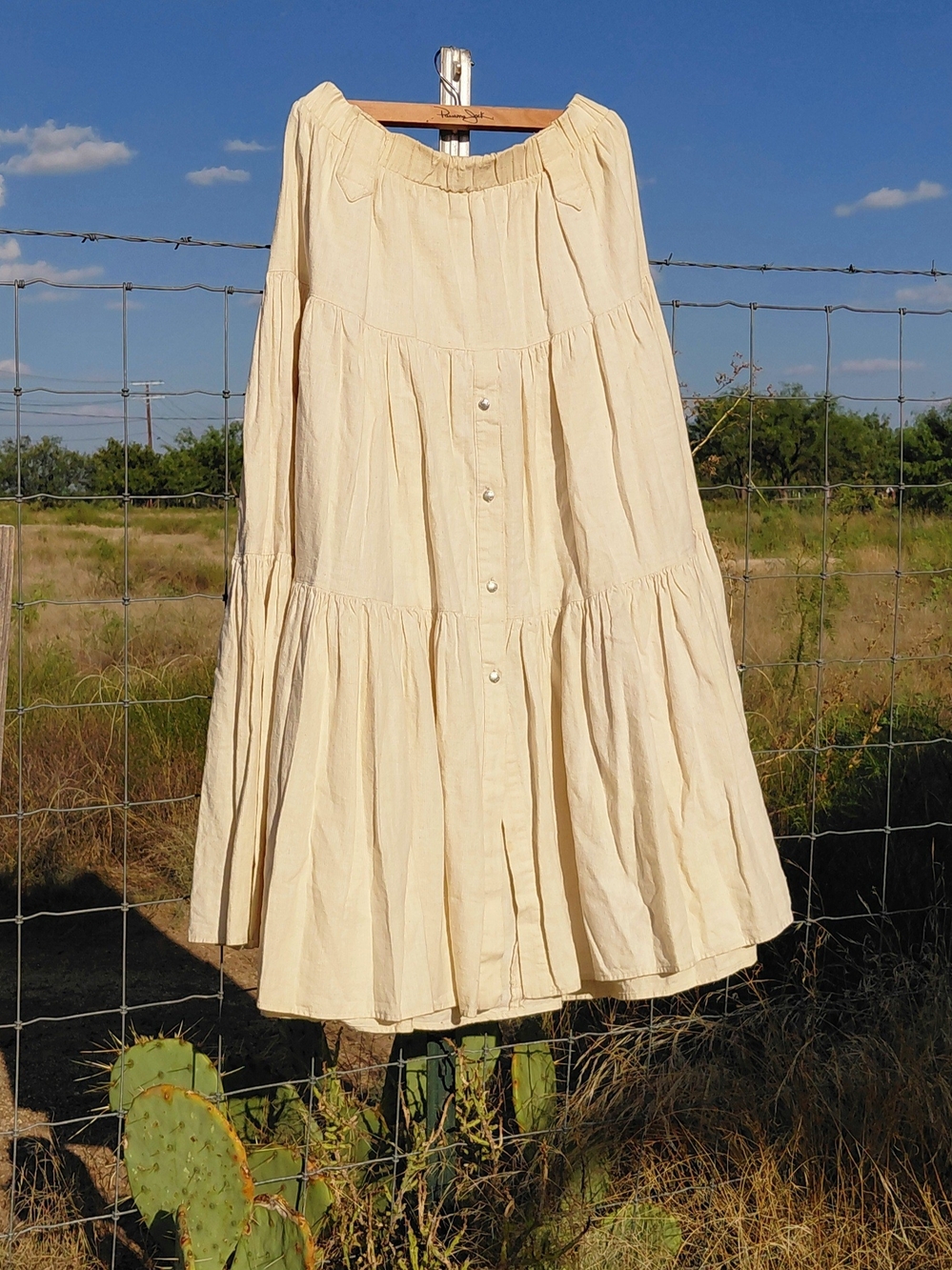 Vintage 80s Desert West by Sherry Holt Maxi Skirt One Size